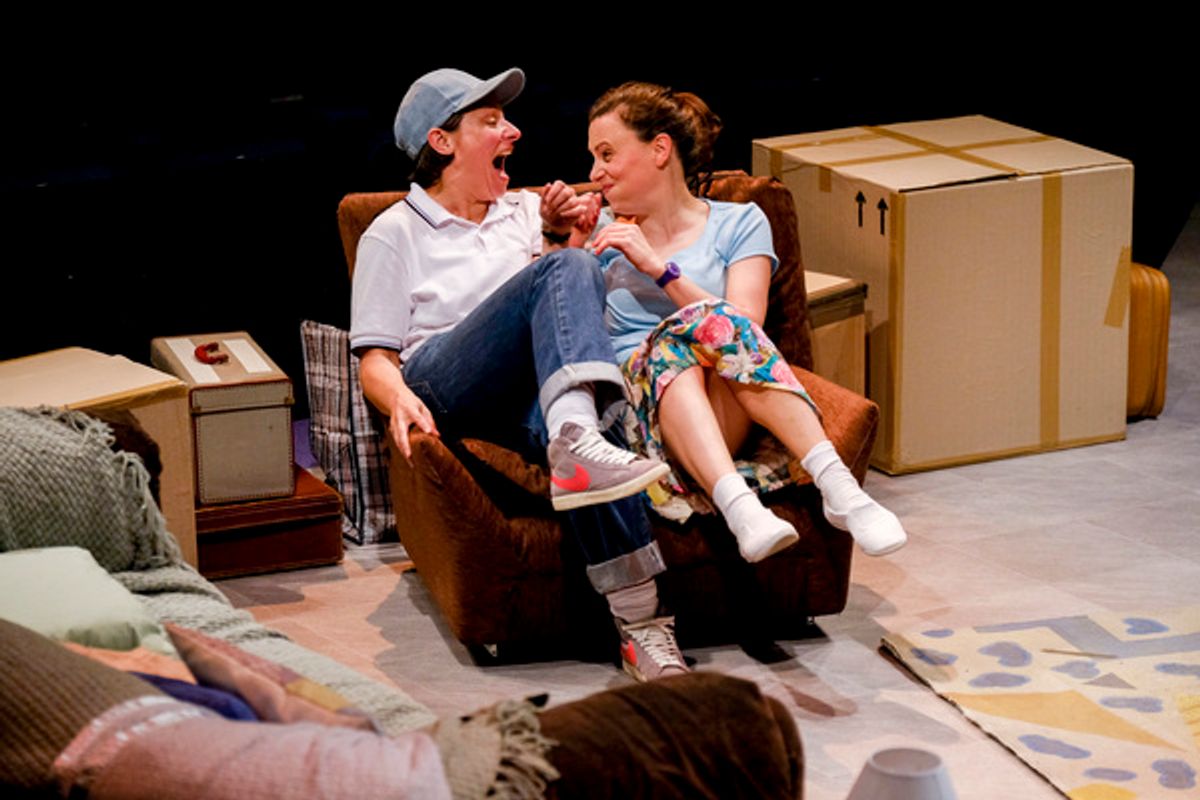 Polly Lister and Margaret Cabourn-Smith at 