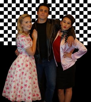 Meredith Bennett, Taylor Vasek as DANNY and Megan Marissa Mock as RIZZO Photo