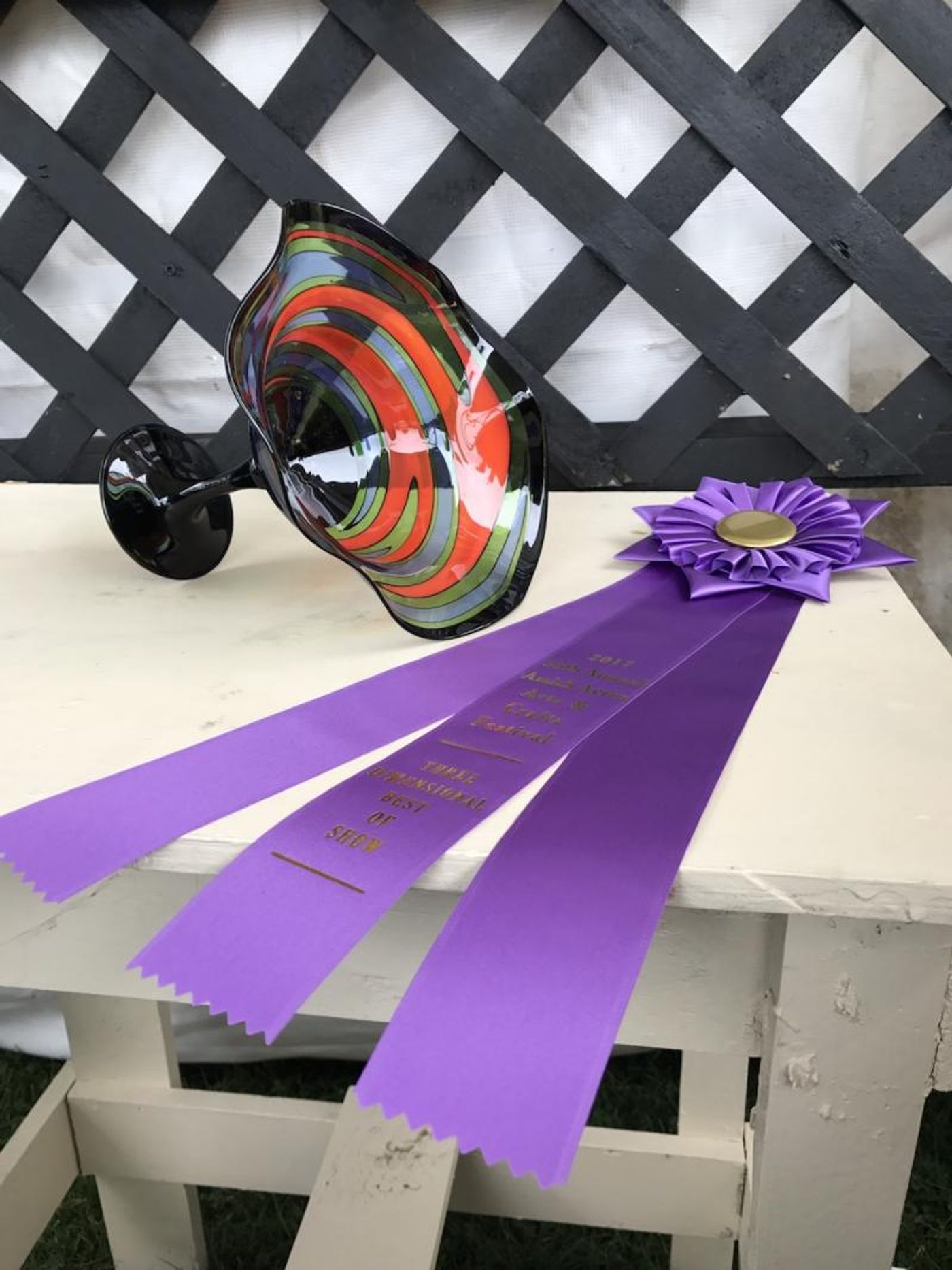 Reinhard Herzog and Scott Chalfant Voted Best of Show at Amish Acres Arts and Crafts Festival  Image