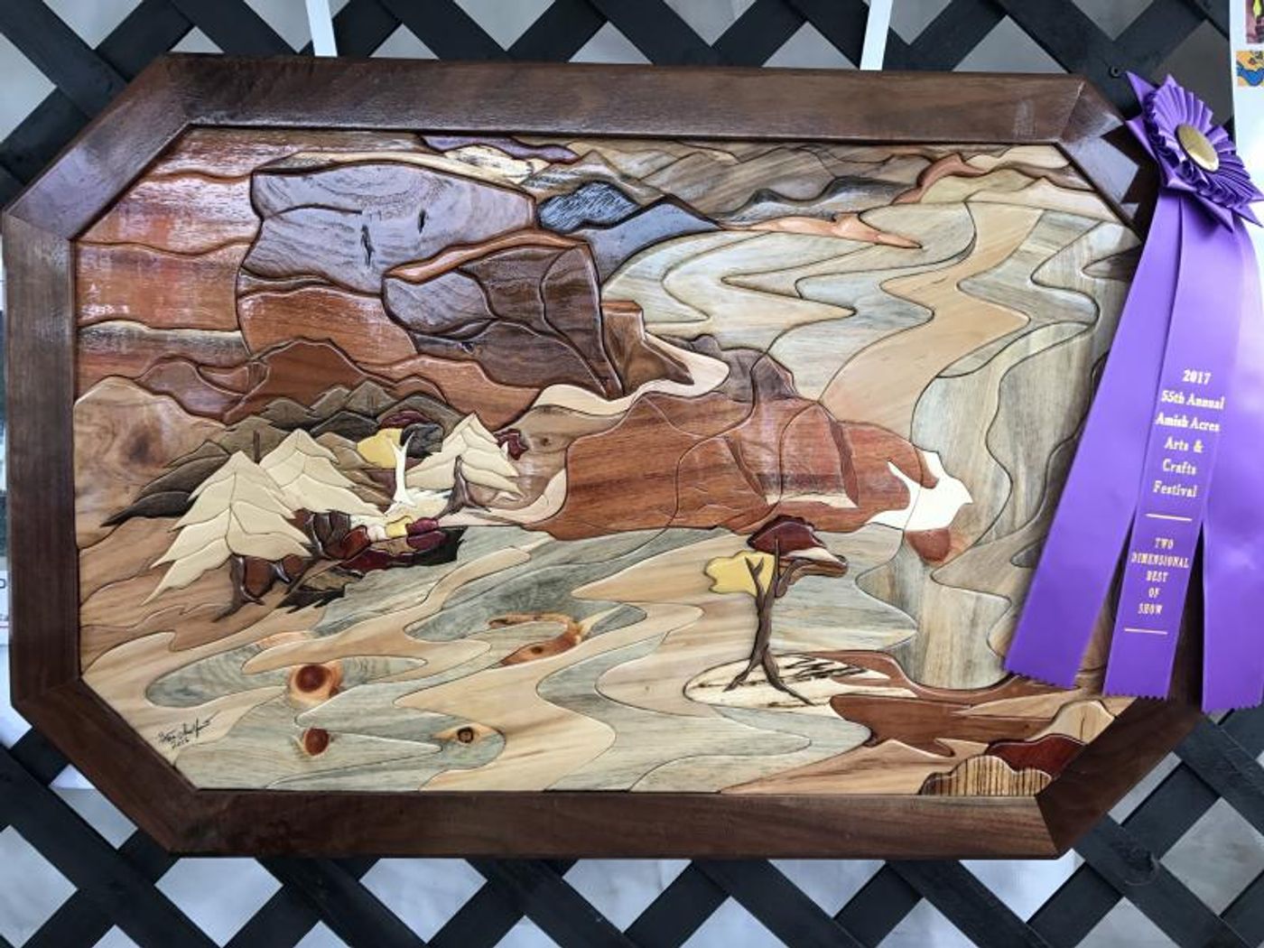 Reinhard Herzog and Scott Chalfant Voted Best of Show at Amish Acres Arts and Crafts Festival  Image