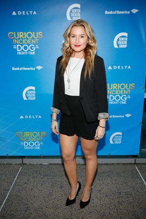 Actor Mara Marini arrives for the opening night performance of "The Curious Incident  Photo