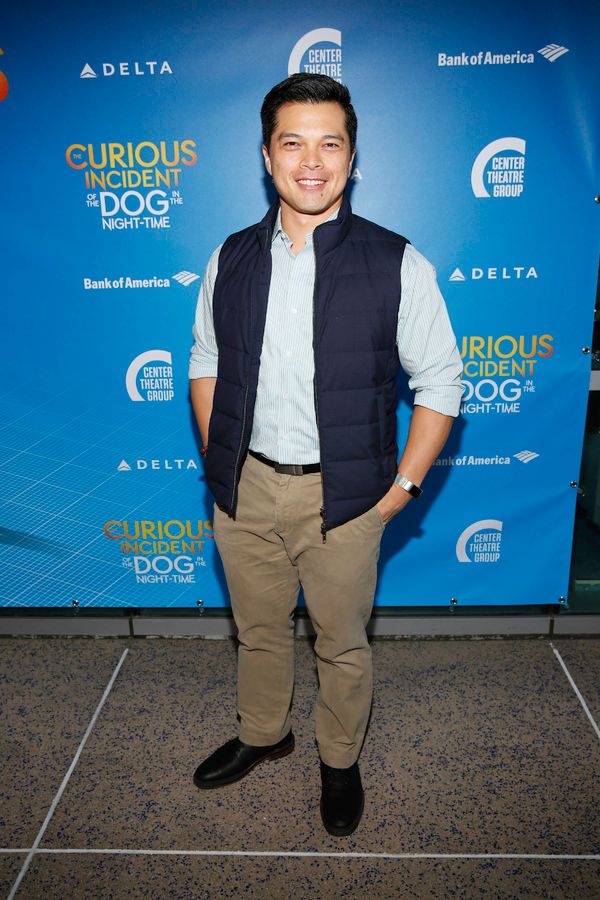 Actor Vincent Rodriguez III arrives for the opening night performance of 