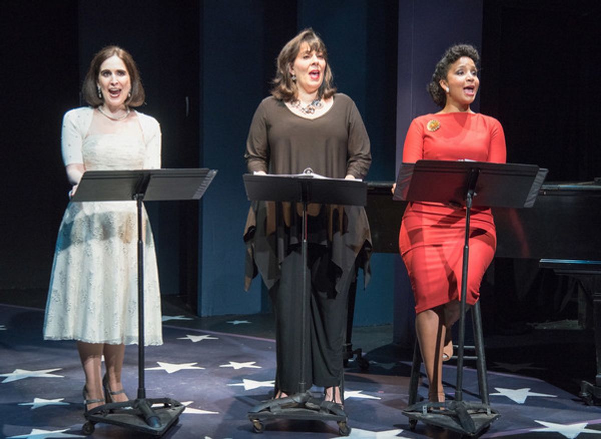 Stephanie D'Abruzzo, Christine Pedi, Stephanie Umoh at 