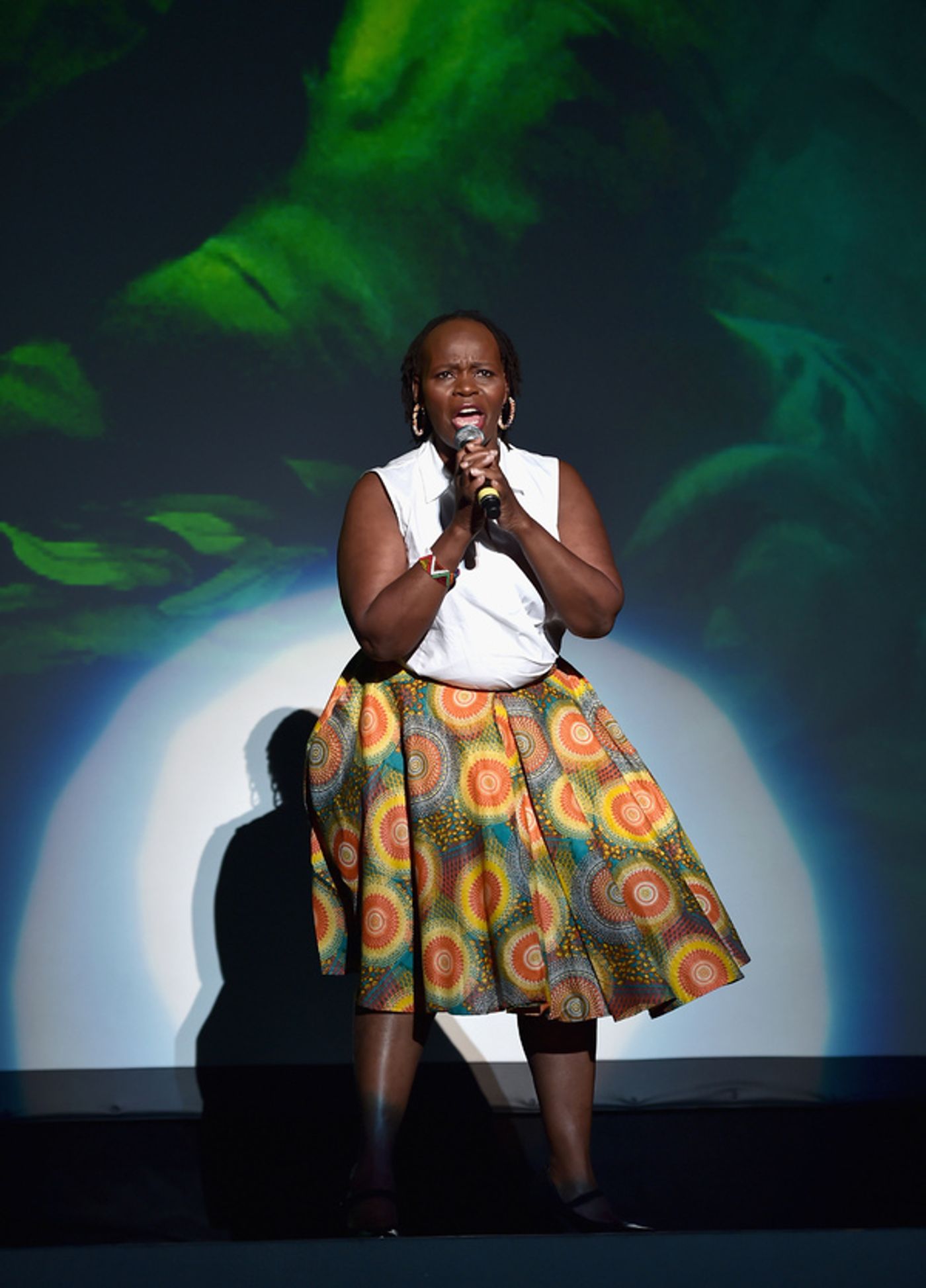 Photo Flash: Broadway's 'Rafiki' Tshidi Manye Kicks Off LION KING Sing-Along in L.A.  Image