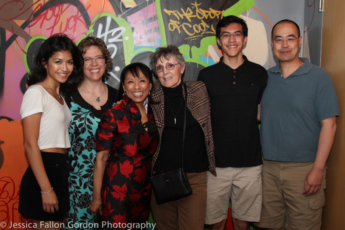 Baayork Lee and guests at 