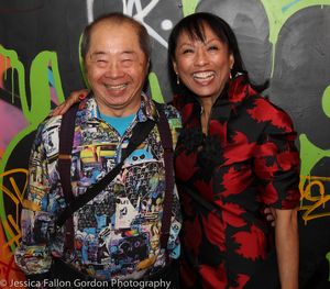 Baayork Lee and guest @ BroadwayWorld Baayork Lee and guest Photo