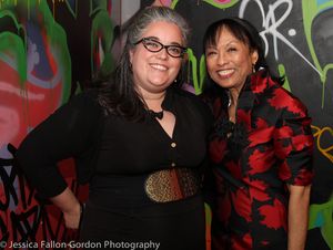 Baayork Lee and guest @ BroadwayWorld Baayork Lee and guest Photo