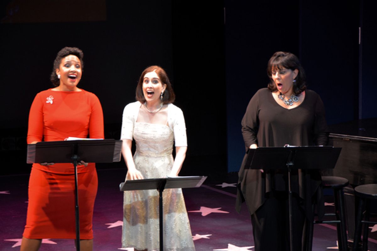 Stephanie Umoh, Stephanie D'Abruzzo and Christine Pedi at 