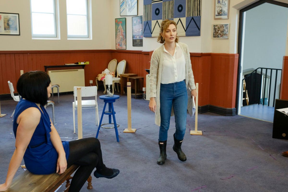 Louise Shuttleworth, Laura Matthews  at 