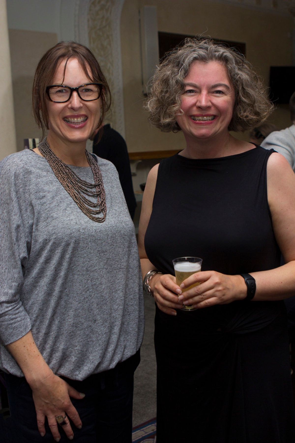 Fiona Wallace and Theresa Heskins at 