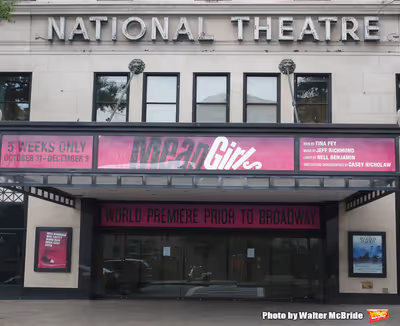 Theatre Marquee for Tina Fey's new musical adaptation of 'Mean Girls' on August 6, 20 Photo