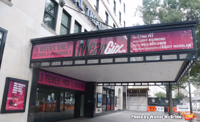 Theatre Marquee for Tina Fey's new musical adaptation of 'Mean Girls' on August 6, 20 Photo