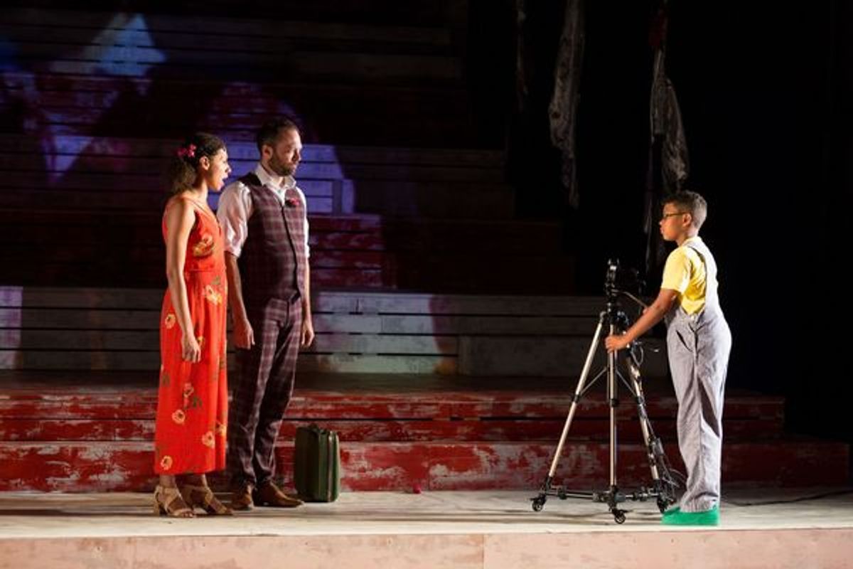 Elizabeth Thomas, Robert Johanson and Myles Crain at 