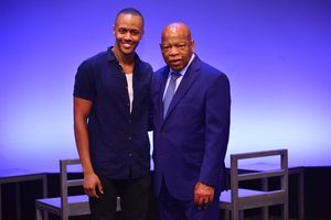 Anthony Chatmon II and John Lewis Photo