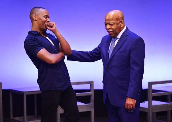 Anthony Chatmon II and John Lewis Photo