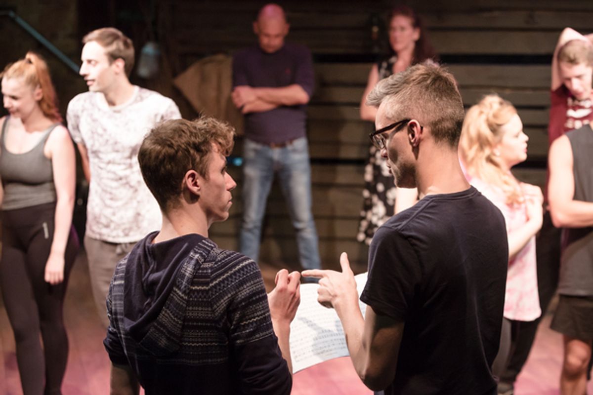 Bryan Hodgson and Elliot Styche at 