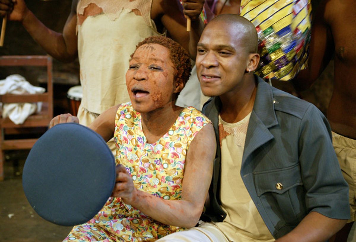 Chuma Sopotela and Bongile Mantsai at 