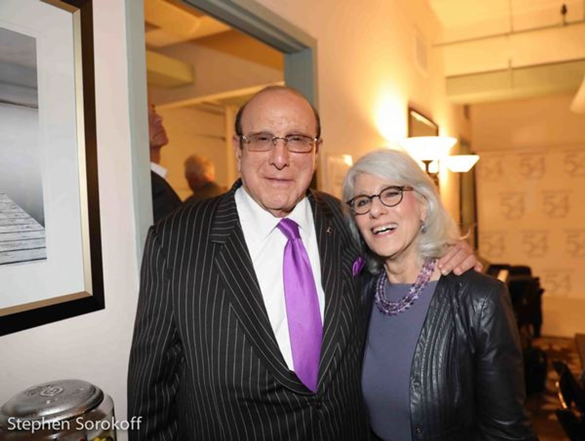 Clive Davis & Jamie deRoy at 