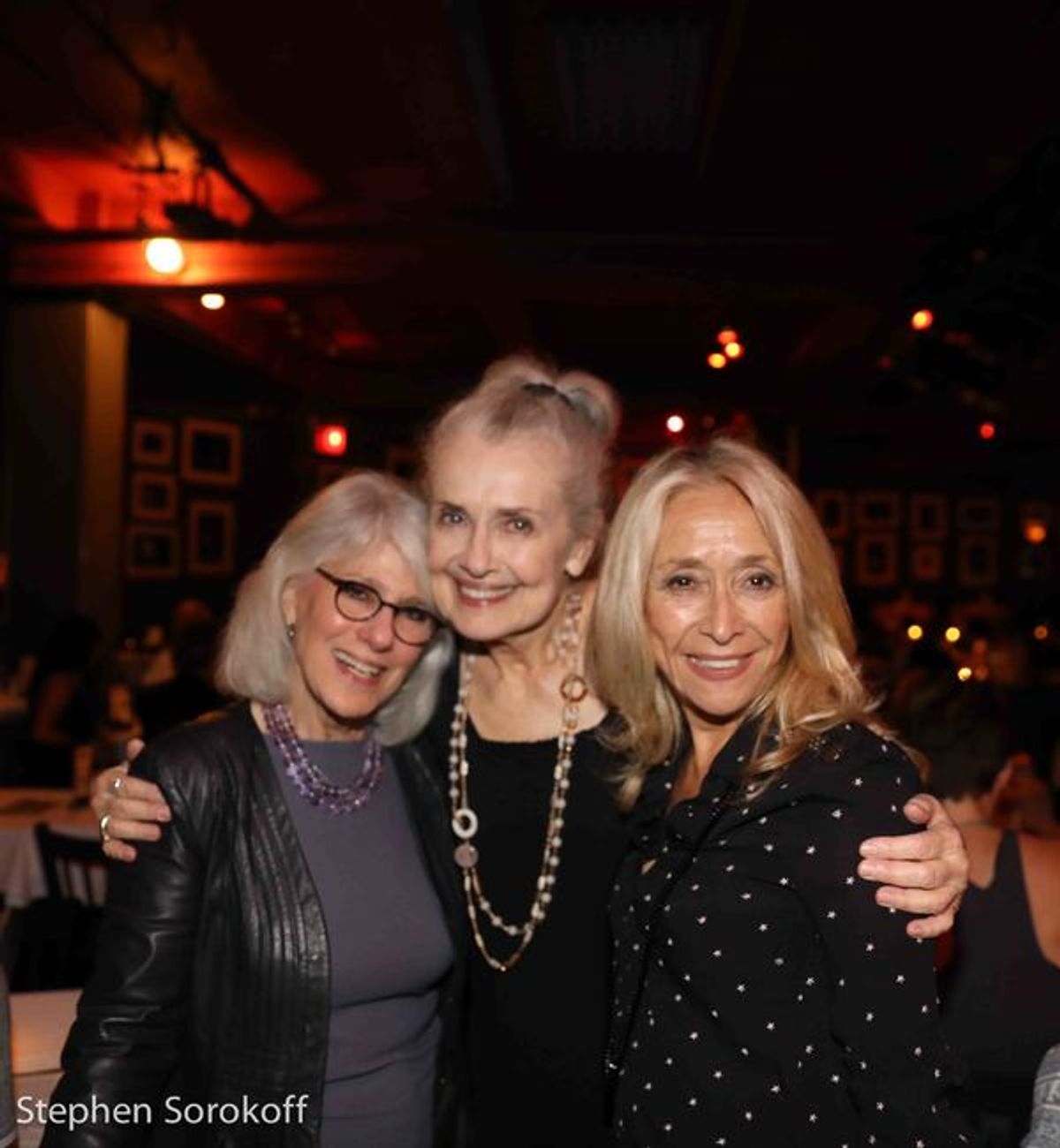 Jamie deRoy, Mary Beth Peil, Eda Sorokoff at 