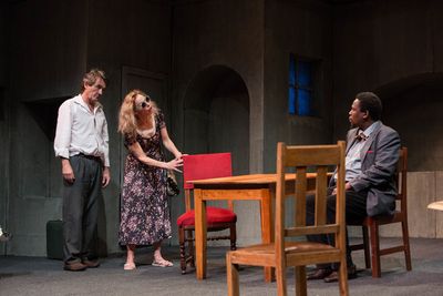 Andrew Buckland, Jennifer Steyn and Mncedisi Shabang Photo