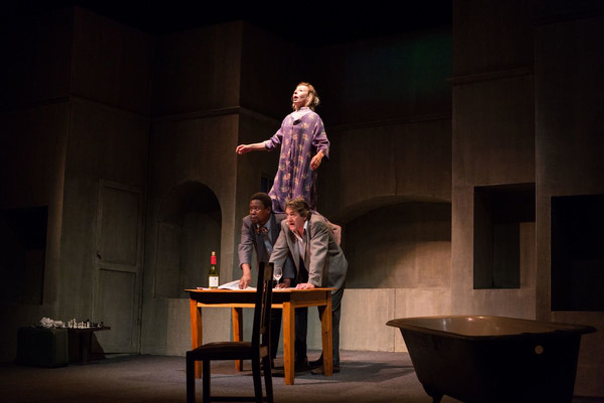 Mncedisi Shabang, Jennifer Steyn and Andrew Buckland at 