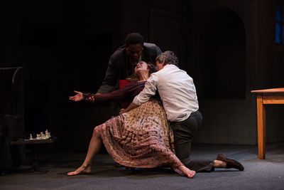 Mncedisi Shabang, Jennifer Steyn and Andrew Buckland Photo