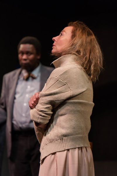 Mncedisi Shabang and Jennifer Steyn  Photo