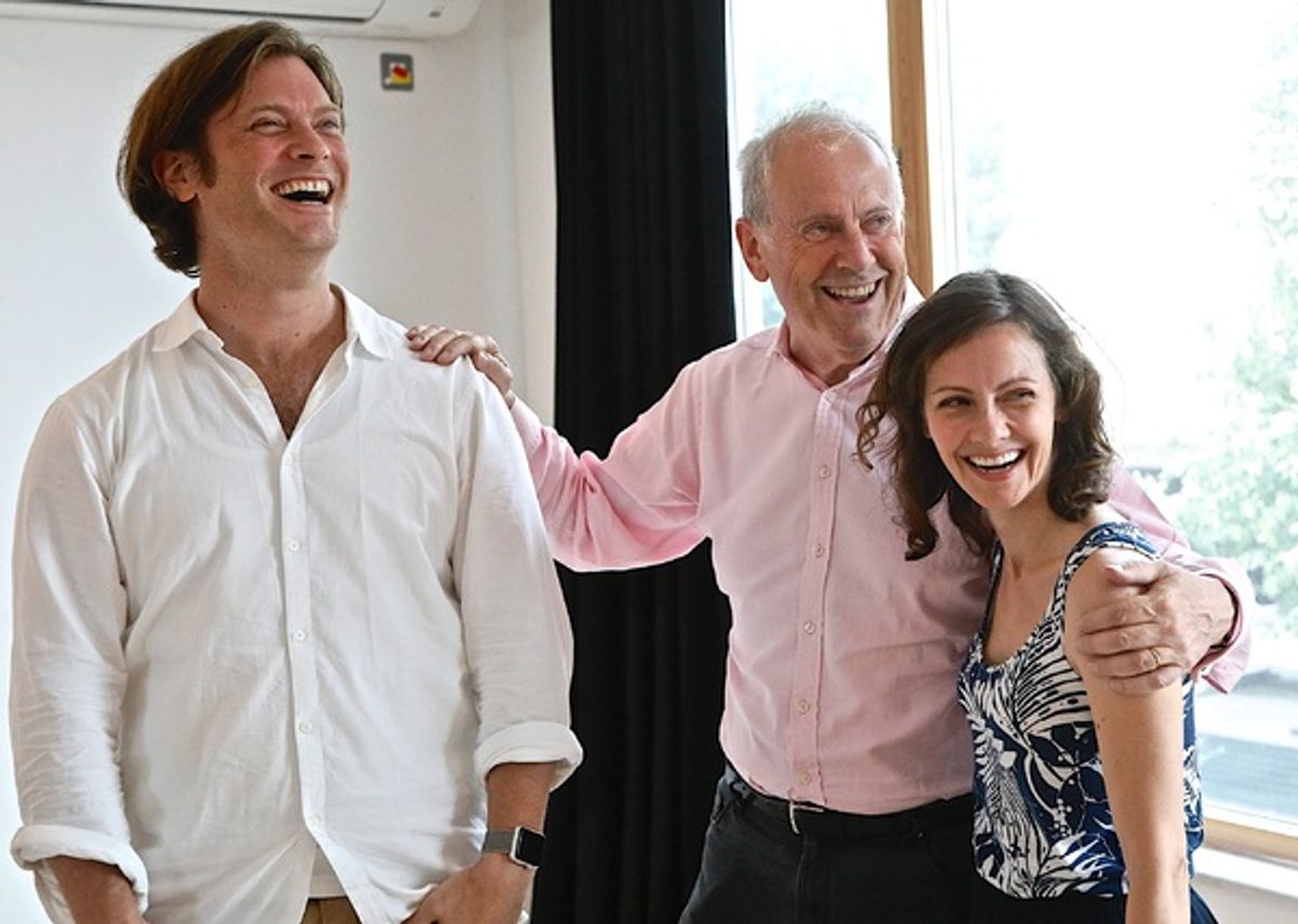 Benet Brandreth, Gyles Brandreth, and Kosha Engler at 