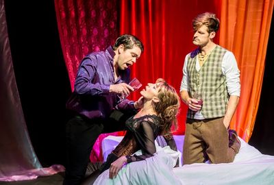 Nick Dwyer, Lawrence Thackeray, and Becca Marriott Photo