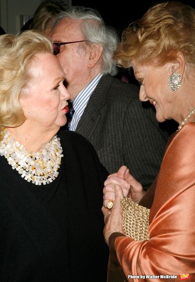 Angela Lansbury and Barbara Cook attending the 51st Annual Drama Desk Awards at 
FH L Photo