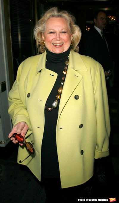 Barbara Cook arriving for the Opening Night Performance  of  CORAM BOY at the Imperia Photo