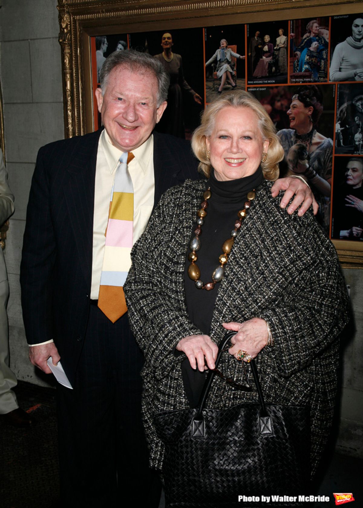 Harvey Evans & Barbara Cook arriving for the Opening Night Performance of DEUCE at the Music Box Theatre in New York City.
May 6, 2007
 at 