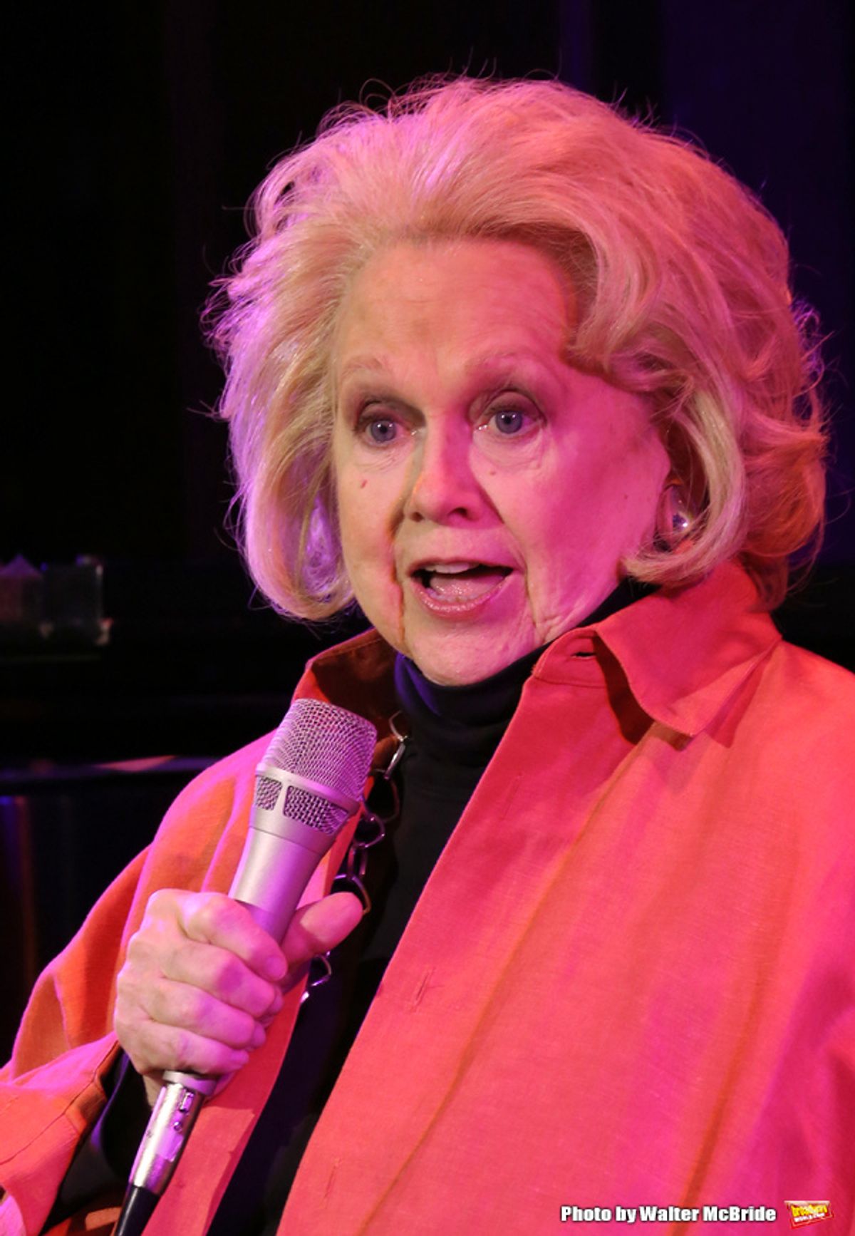 Barbara Cook  performing a press preview at the 54 Below in New York City on 4/23/2013... at 