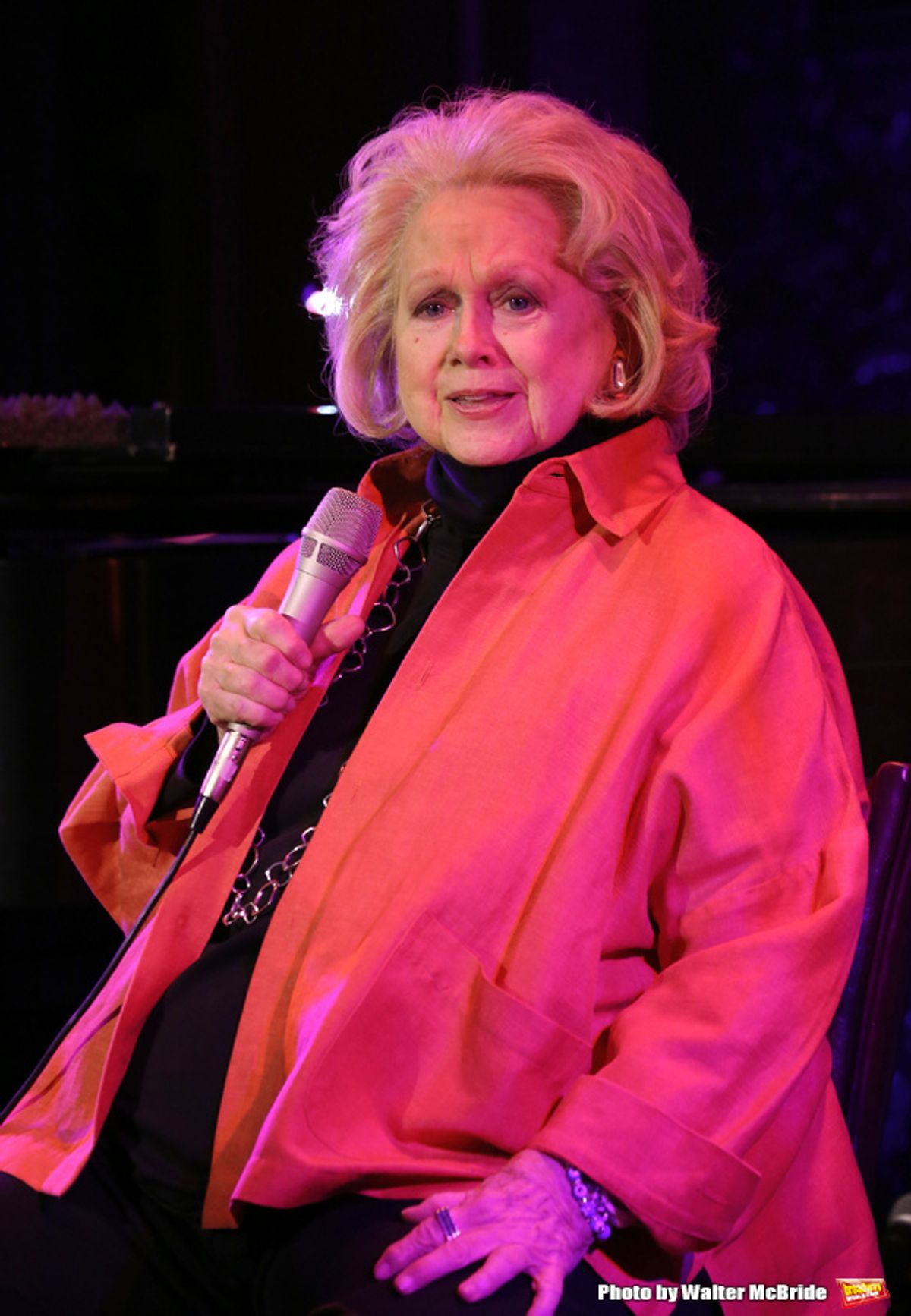 Barbara Cook  performing a press preview at the 54 Below in New York City on 4/23/2013... at 