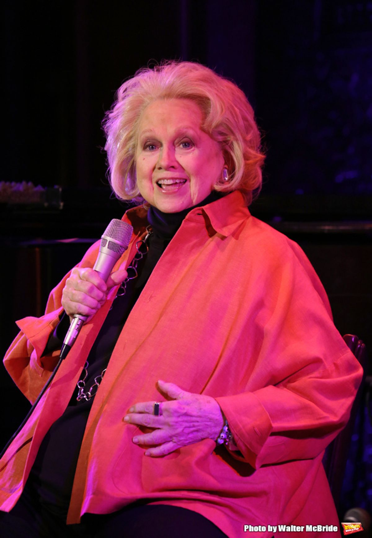 Barbara Cook  performing a press preview at the 54 Below in New York City on 4/23/2013... at 