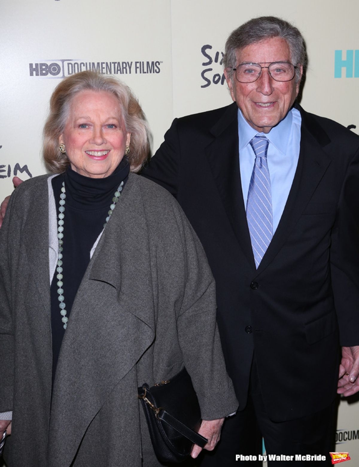 Barbara Cook & Tony Bennett  attending the Premiere Screening of HBO's 'Six By Sondheim' at The Museum Of Modern Art in New York City on November 18, 2013. at 