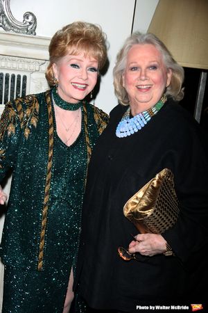 Debbie Reynolds & Barbara Cook
attending the Opening Night of Debbie Reynolds at the Cafe Carlyle, Carlyle Hotel in New York City.
June 3, 2009 @ BroadwayWorld Debbie Reynolds & Barbara Cook
attending the Opening Night of Debbie Reynolds at the Photo