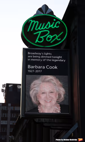 Broadway Dims The Lights In Memory of Barbara Cook @ BroadwayWorld Broadway Dims The Lights In Memory of Barbara Cook Photo