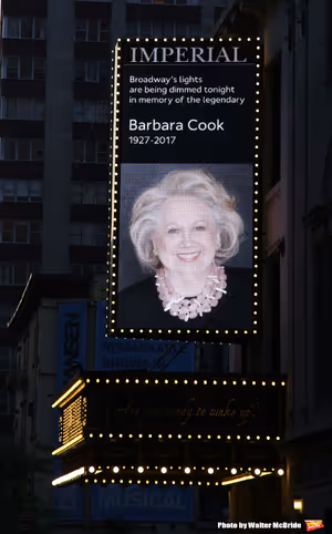 Broadway Dims The Lights In Memory of Barbara Cook @ BroadwayWorld Broadway Dims The Lights In Memory of Barbara Cook Photo