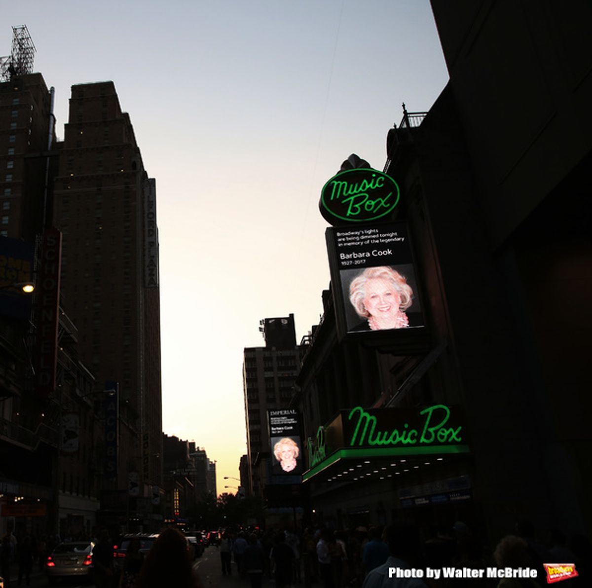 Broadway Dims The Lights In Memory of Barbara Cook at 