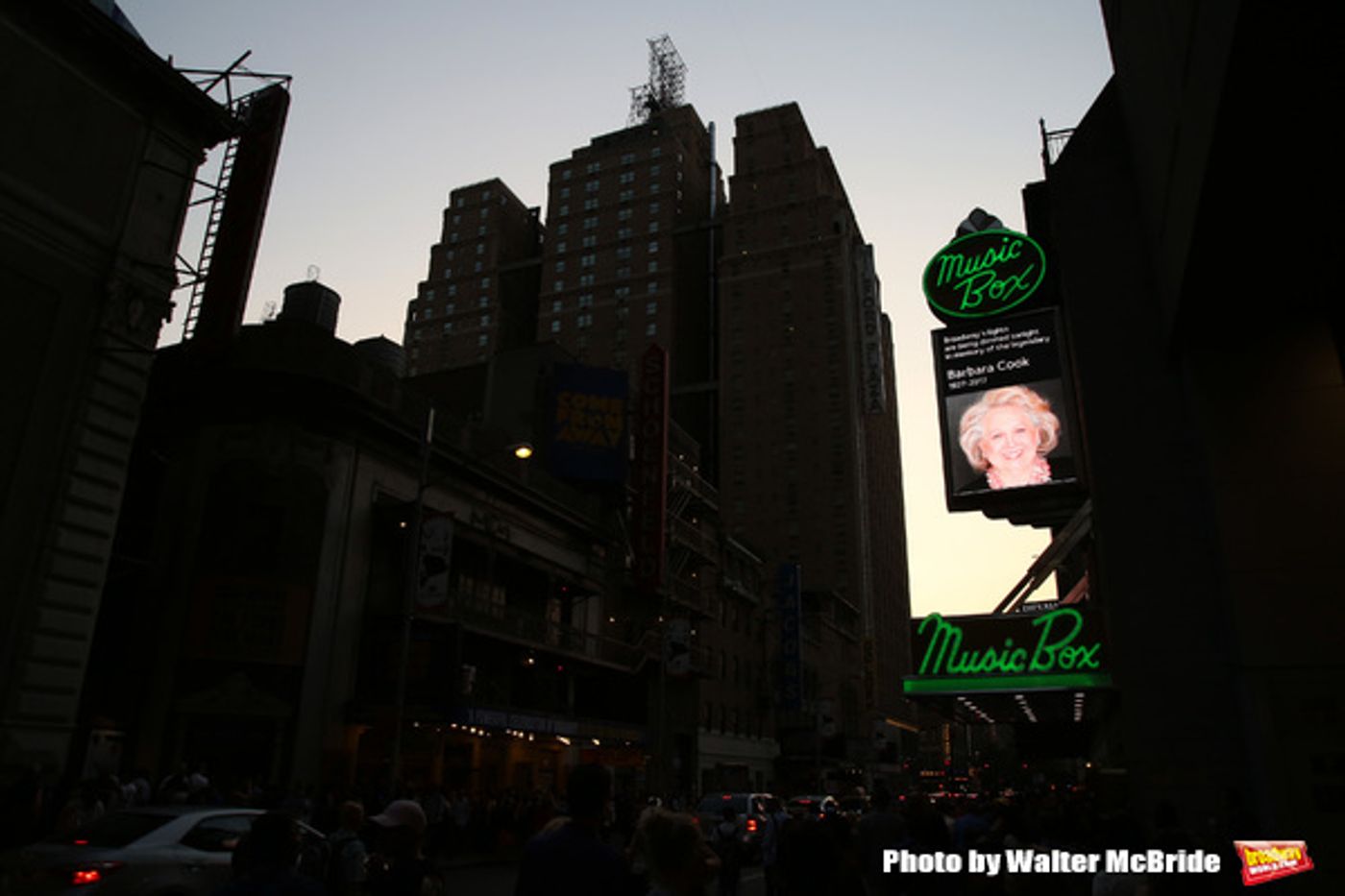Photo Coverage: Broadway Dims The Lights In Memory of the Late Barbara Cook Photo Coverage: Broadway Dims The Lights In Memory of the Late Barbara Cook Image