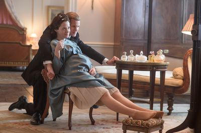 The Crown
(L to R) Prince Philip, Elizabeth
Philip and Elizabeth share an intimate mo Photo