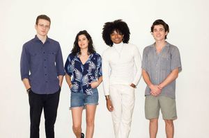 Ben Rosenfield, Tedra Millan, Odiseas Georgiadis and Luke Slattery Photo