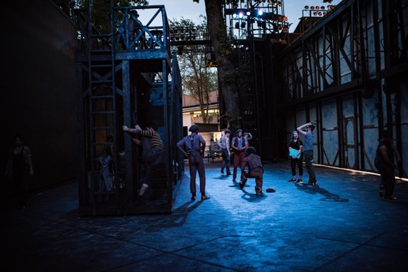 BWW Photo Exclusive: Watch What Happens... Backstage with NEWSIES at The Muny!  Image