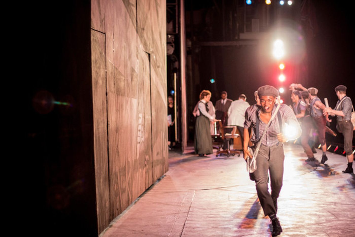 BWW Photo Exclusive: Watch What Happens... Backstage with NEWSIES at The Muny!  Image