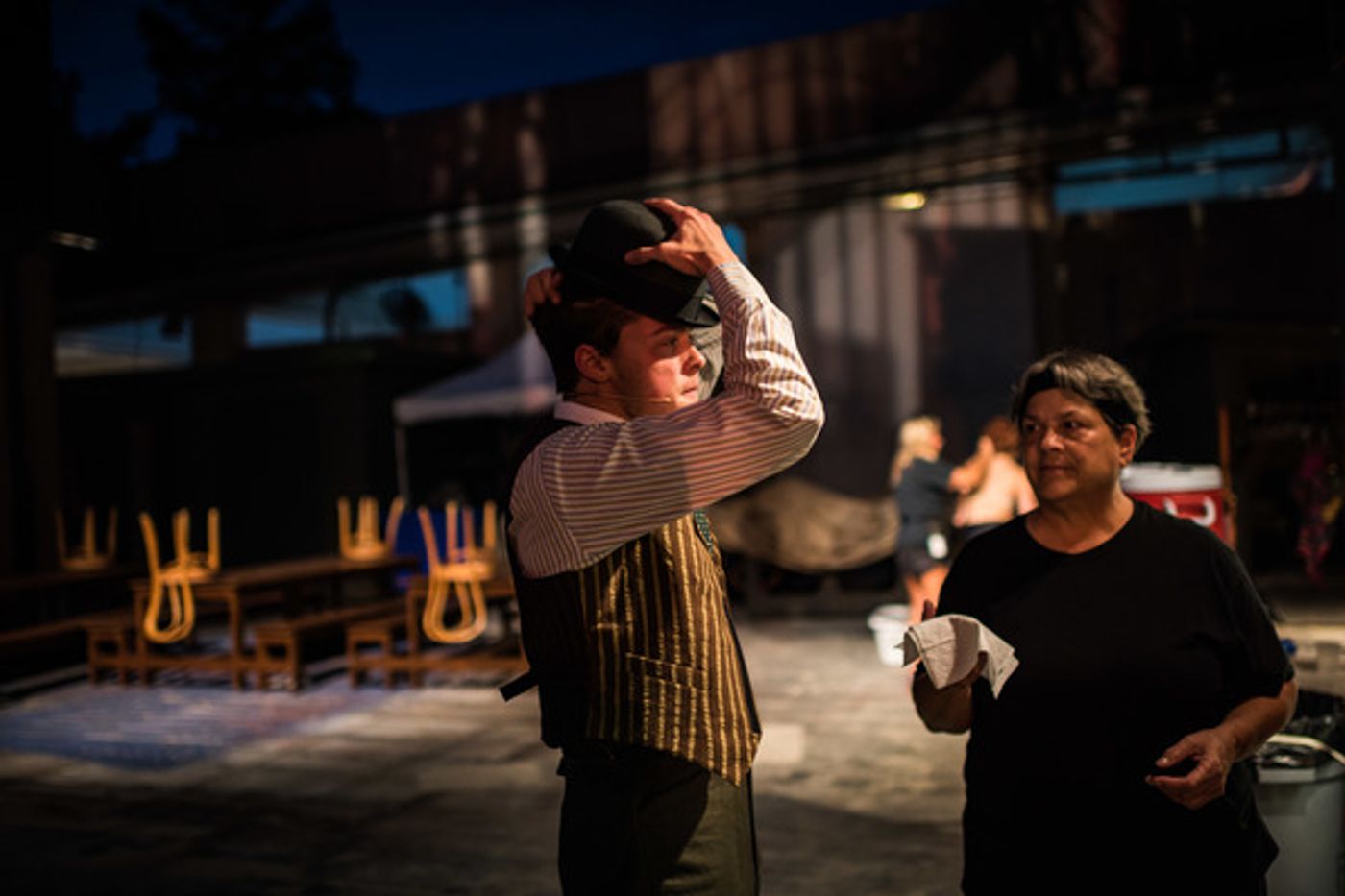 BWW Photo Exclusive: Watch What Happens... Backstage with NEWSIES at The Muny!  Image