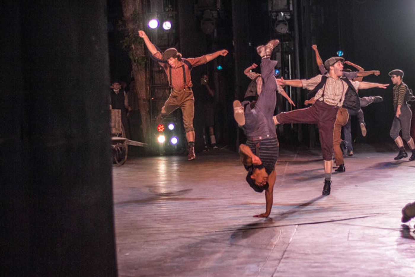 BWW Photo Exclusive: Watch What Happens... Backstage with NEWSIES at The Muny!  Image