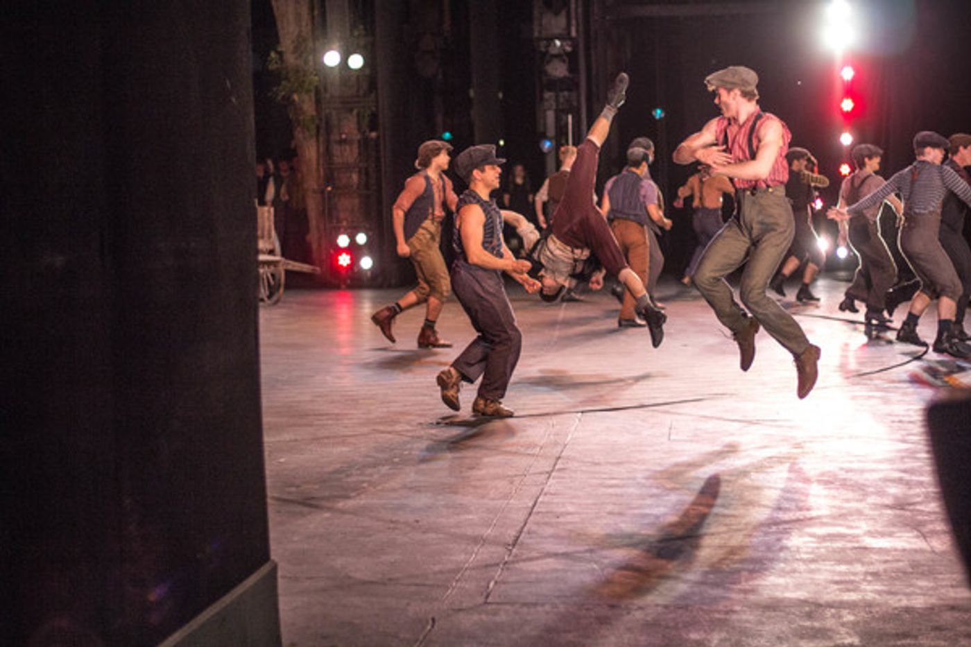 BWW Photo Exclusive: Watch What Happens... Backstage with NEWSIES at The Muny!  Image