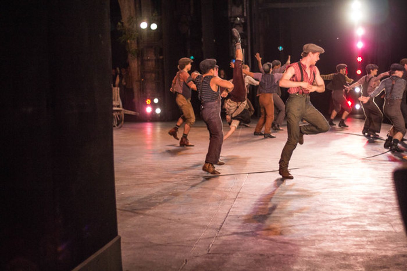 BWW Photo Exclusive: Watch What Happens... Backstage with NEWSIES at The Muny!  Image