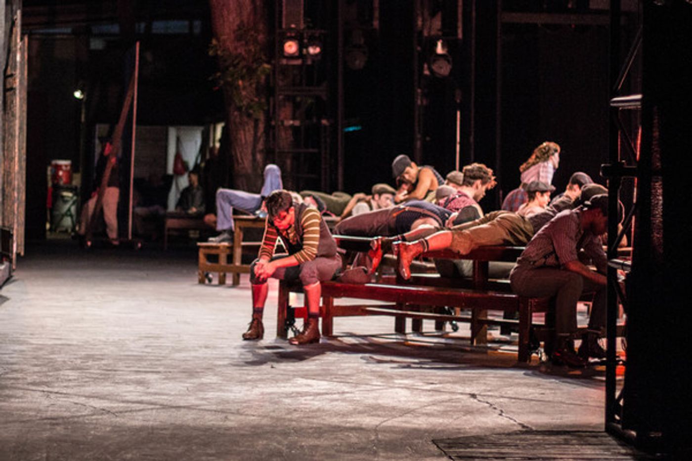 BWW Photo Exclusive: Watch What Happens... Backstage with NEWSIES at The Muny!  Image
